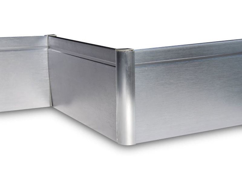 Anodisierte Aluminiumfussleiste-Fußleiste-Fussleiste-Linie Heizkörper