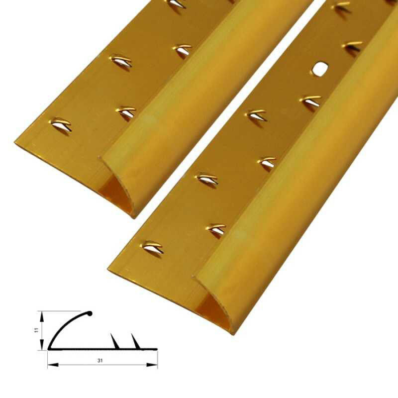 Aluminiumübergangs-Streifen-Tür-Schwelle der metallteppich-Rand-Ordnungs-10mm