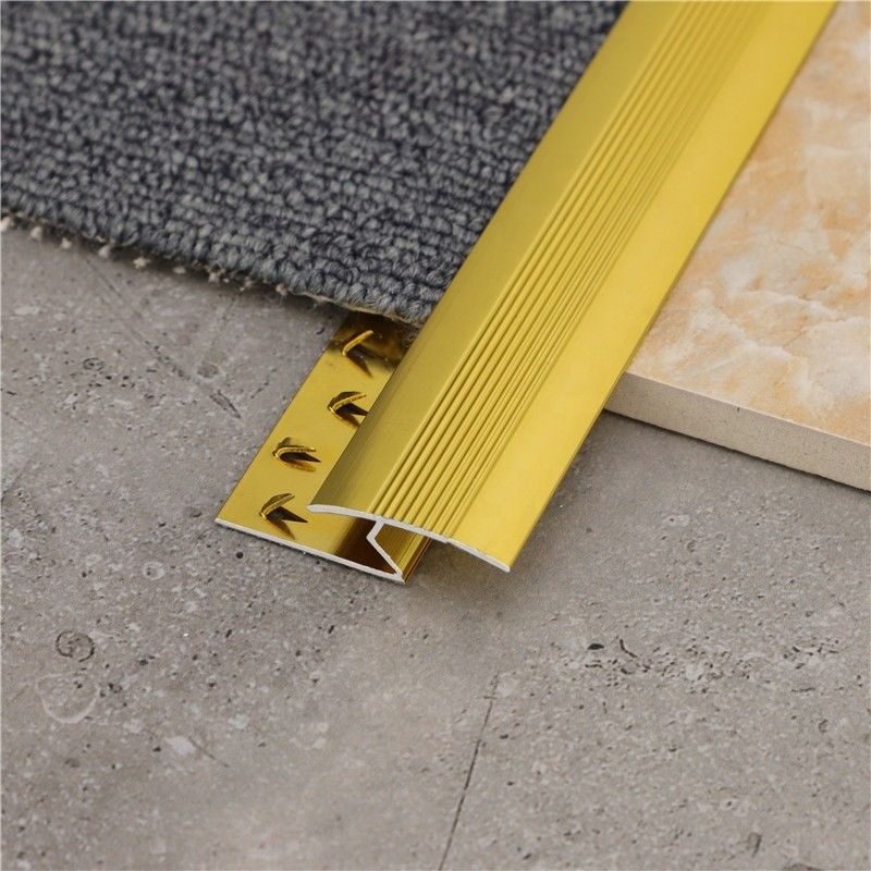 Polierter Teppich-Rand-Metallordnungs-Teppich-Abdeckungs-Ordnungs-Metallteppich bearbeitet Installation