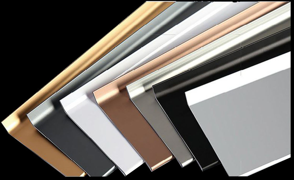 2.7m Aluminiumfussleiste-Rand-Profil-Fußleiste