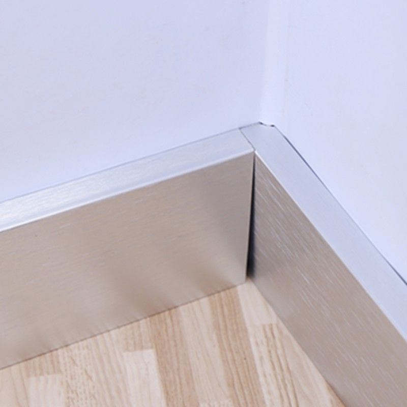 60mm hölzernes dekoratives Fussleiste-Aluminium für Küchen-Ecke