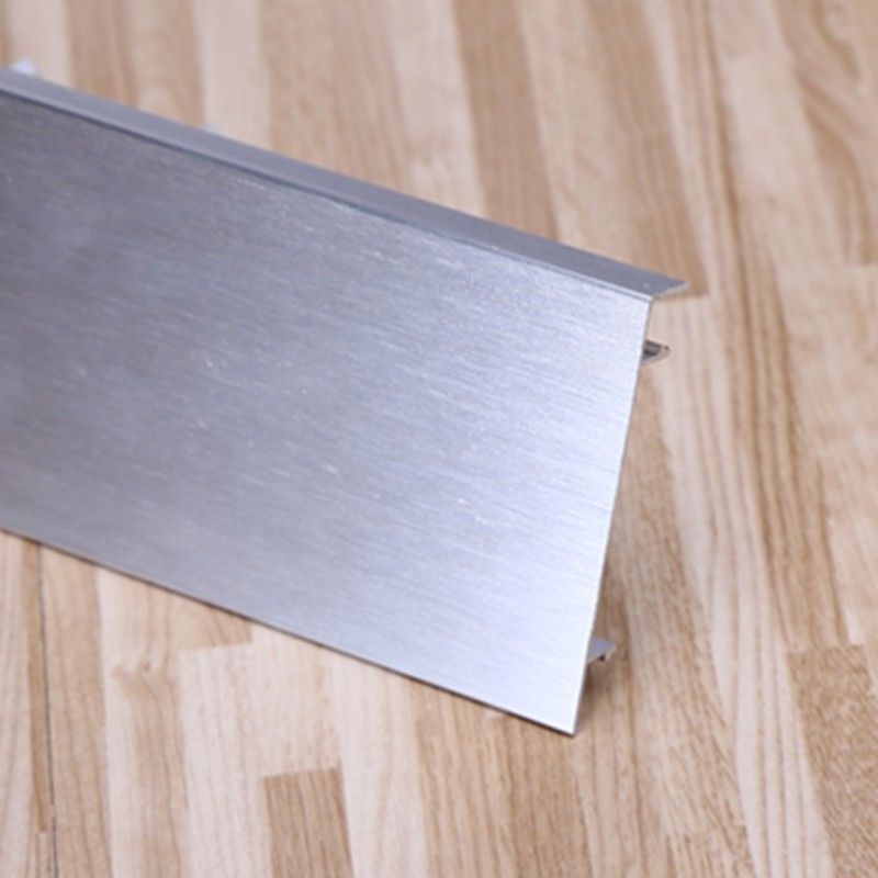 60mm hölzernes dekoratives Fussleiste-Aluminium für Küchen-Ecke