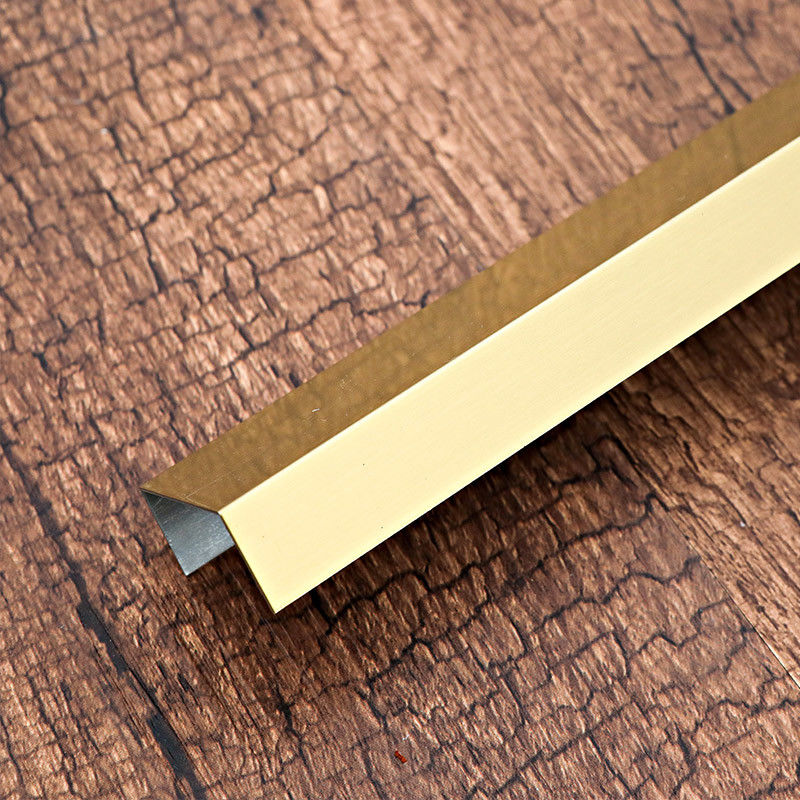 Goldene Aluminiumbadezimmer-Fliesen-Rand-Ordnungs-Metallfliesen-Ordnungs-Streifen des u-Profilstäbe15mm