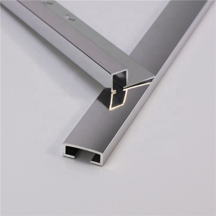 25mm polierte Aluminiumfliesen-Ordnung Aluminiumeckfliesen-Ordnung