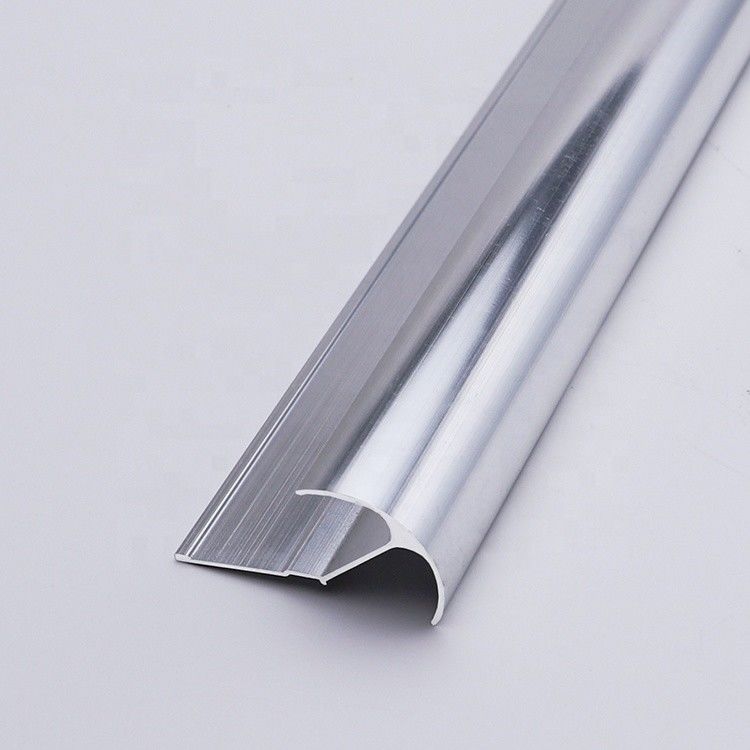 6mm gebürstete Chrome Fliesen-Ordnungs-Aluminiumelektrophorese