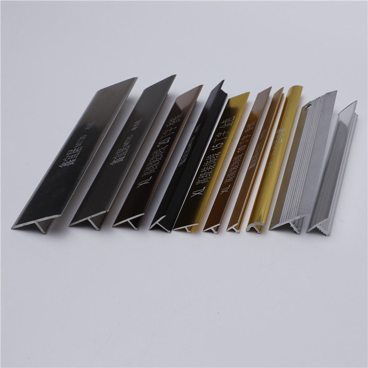 Aluminiumrand-Fliesen-Aluminiumordnung der fliesen-ISO9001 der Ordnungs-10mm quadratische