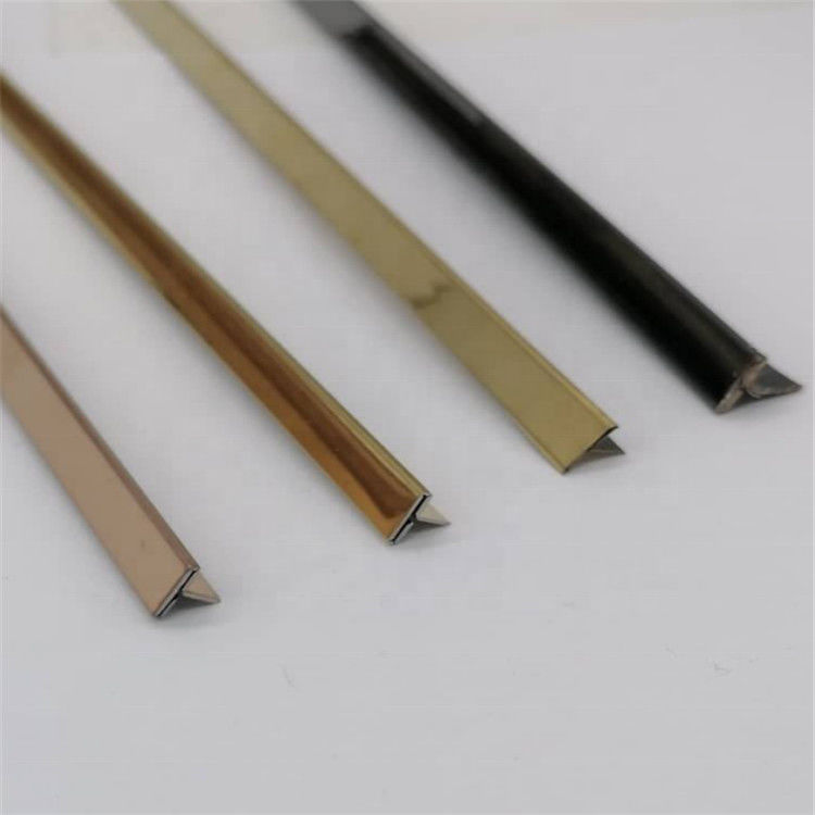 T-Edelstahl-Goldsilberne Aluminiumfliesen-Ordnung 8mm 10mm