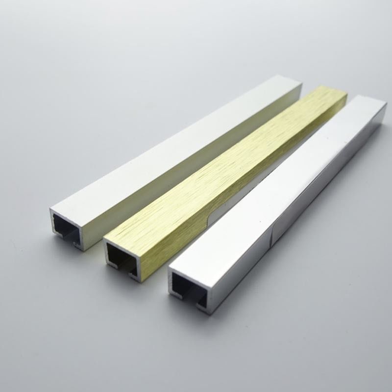 10MM L-förmiges Ordnungs-Bürsten-Aluminiumgold ISO9001