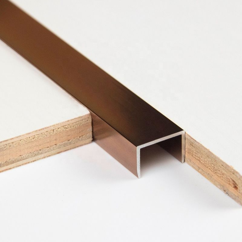 10MM Bürsten-Goldpolierte aluminiumfliesen-Ordnungs-Dekoration