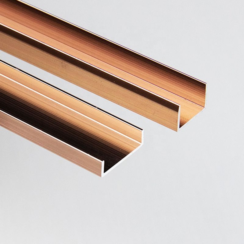 10MM Bürsten-Goldpolierte aluminiumfliesen-Ordnungs-Dekoration