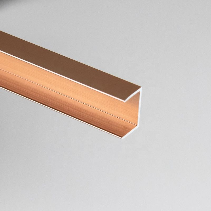 10MM Bürsten-Goldpolierte aluminiumfliesen-Ordnungs-Dekoration