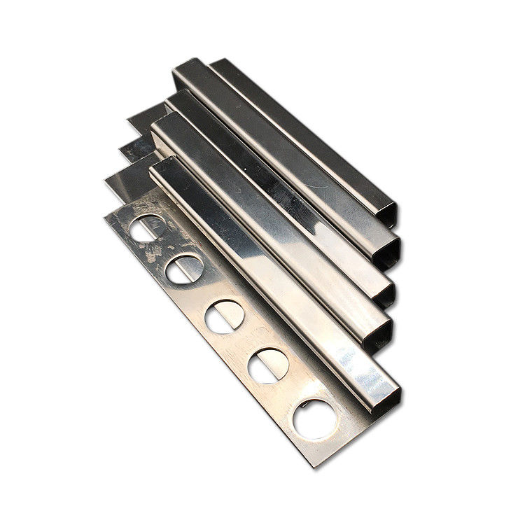 Fliesen-Übergangs-Streifen-Quadrat formen gebürstete Edelstahl-Fliesen-Ordnung 10mm