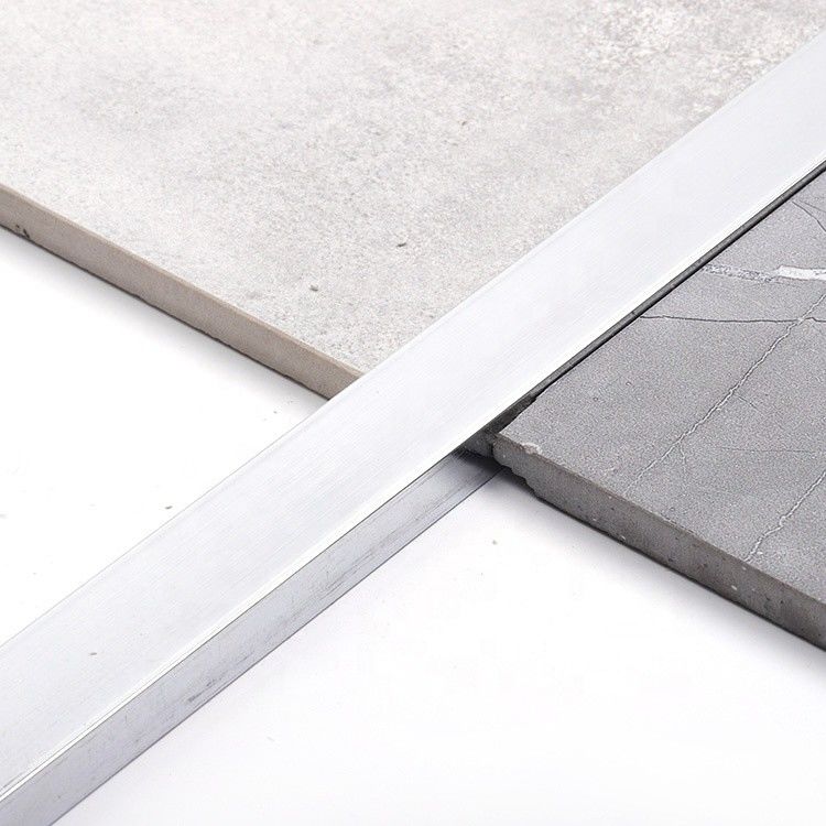 6mm silberner Wand-Boden-Sperrholz-Aluminium-Edelstahl-Übergangs-Streifen U-förmig