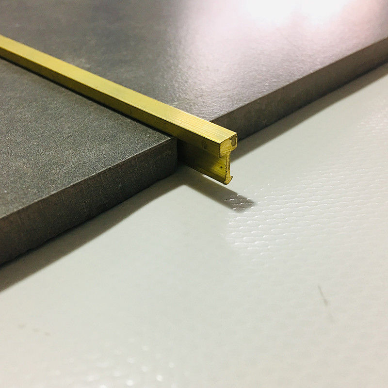 Messingspiegel der metallübergangs-Streifen-Messingfliesen-Ordnungs-10mm polierte