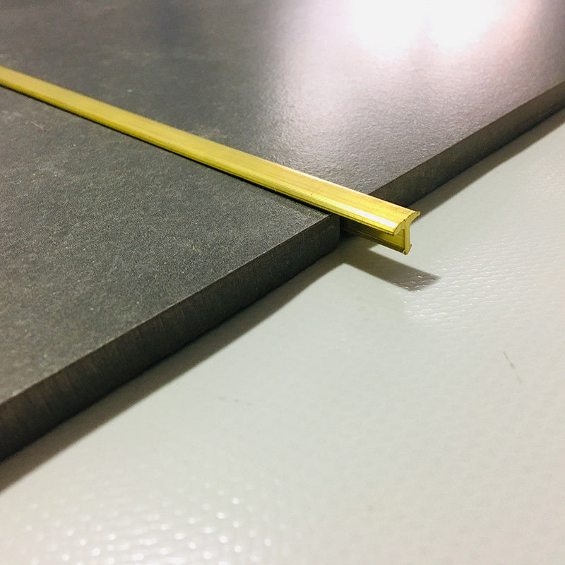 Messingspiegel der metallübergangs-Streifen-Messingfliesen-Ordnungs-10mm polierte