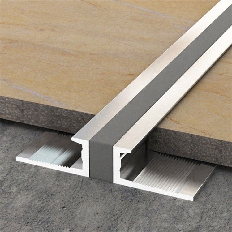 Anodisierte 15mm Aluminiumbewegungsfuge für Steinböden