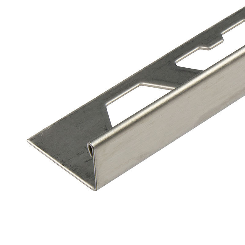 Eckfliesen-Profil-silberne Edelstahl-Fliese kurvend, trimmen Sie 10mm runde Form
