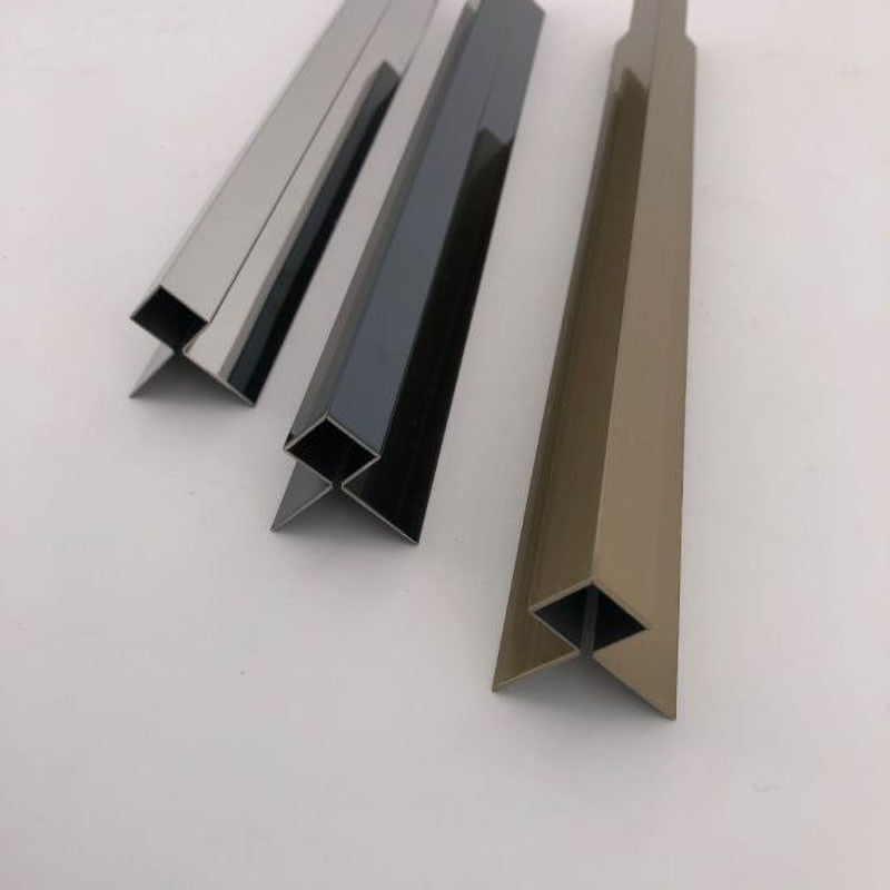 Fliesen-Rand-Ordnung Spiegel Sqstainless Stahlzierleiste-2.0mm quadratische