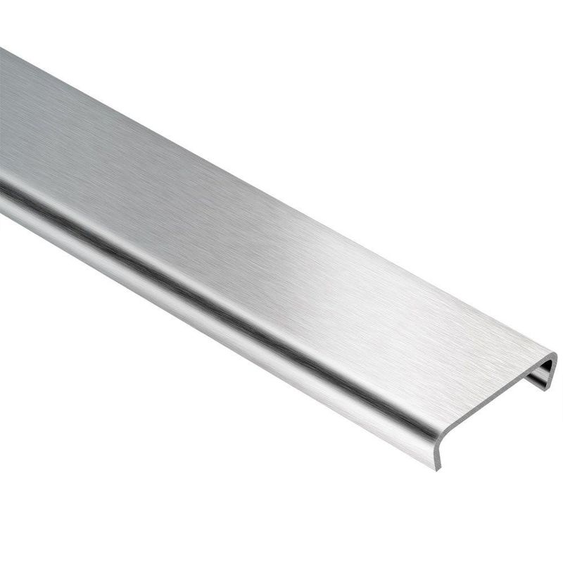 Edelstahl-Runden-Rand-Fliesen-Ordnung der Einlegearbeit-0.6mm, die Zusatz-Fussleiste ausbreitet